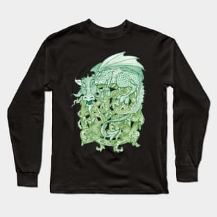 Green Dragon Long Sleeve T-Shirt